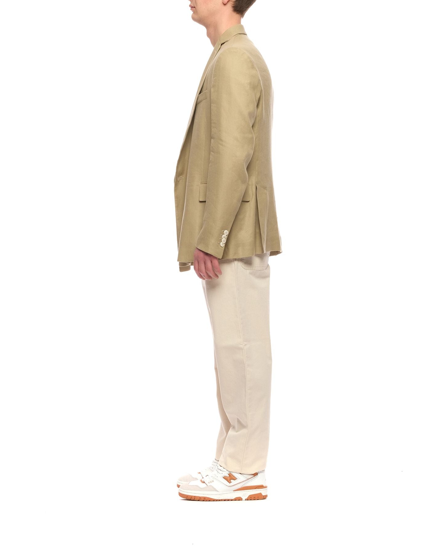 Oversized Blazer With Off-Centre Button Closure