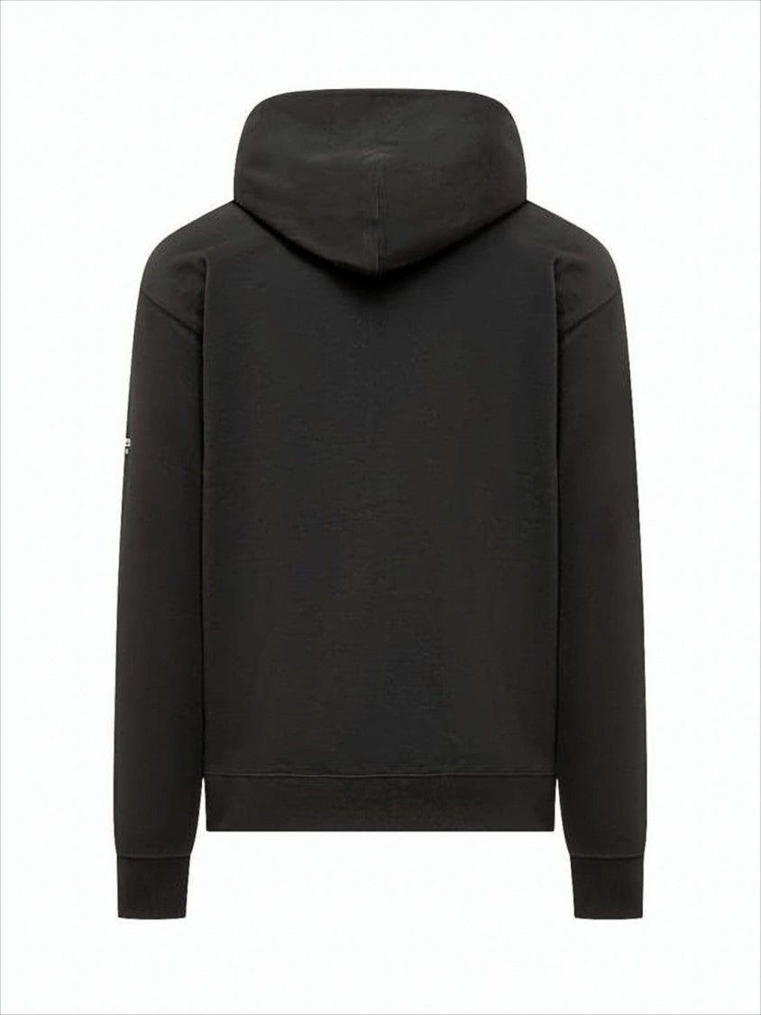 Zip-Up Hoodie With Embroidered Detailing And Kangaroo Pocket