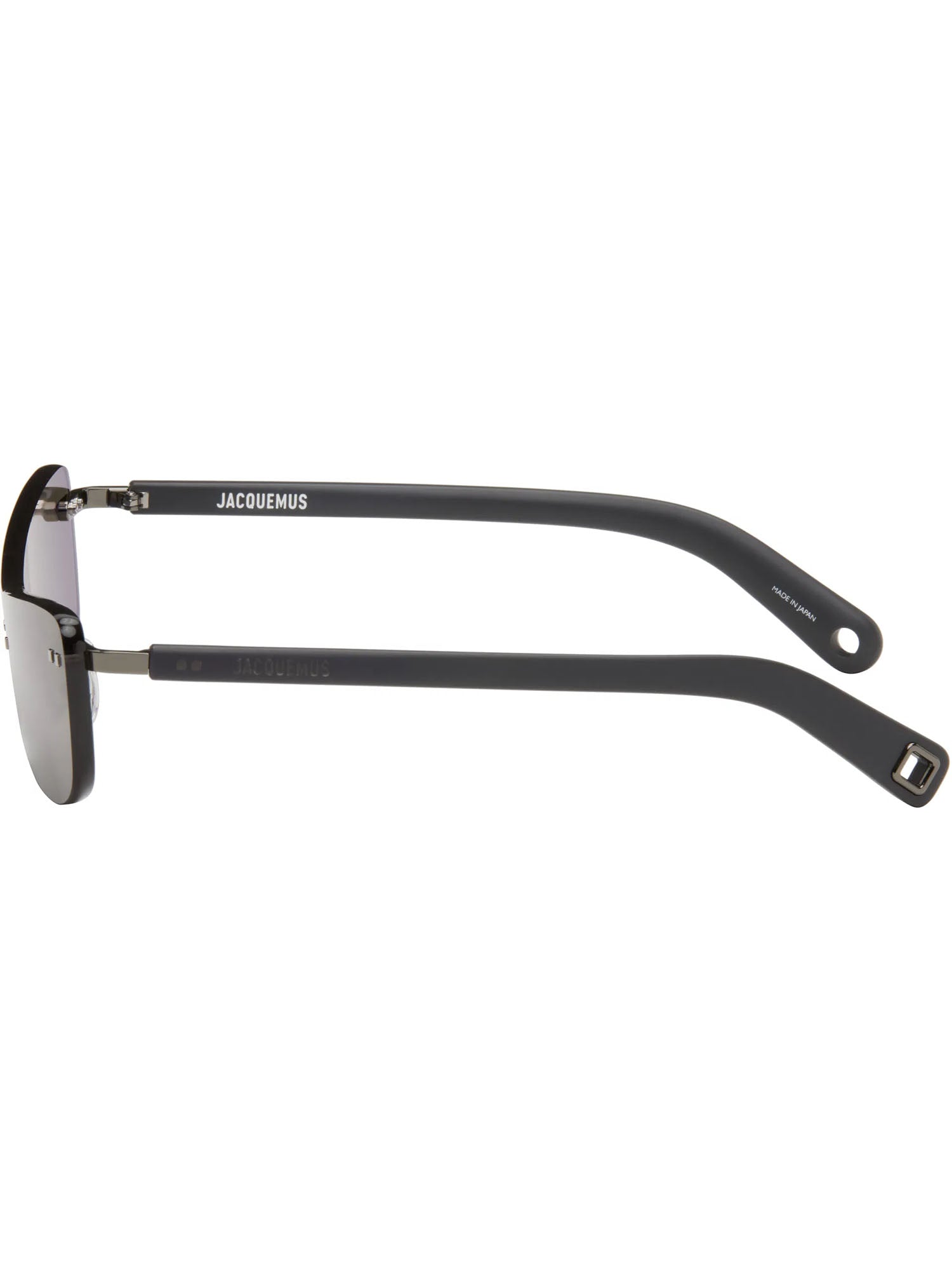 Okulary przeciwsłoneczne Jacquemus Mirada Grey Acetate z wydłużonymi szkłami