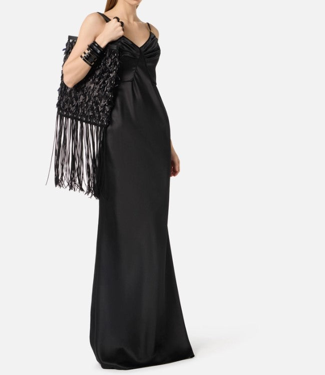 Red Carpet Satin Mermaid Evening Dress