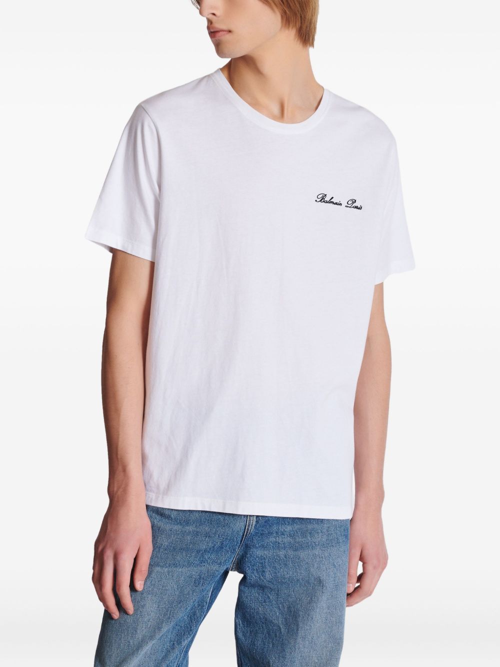 Relaxed-Fit White T-Shirt