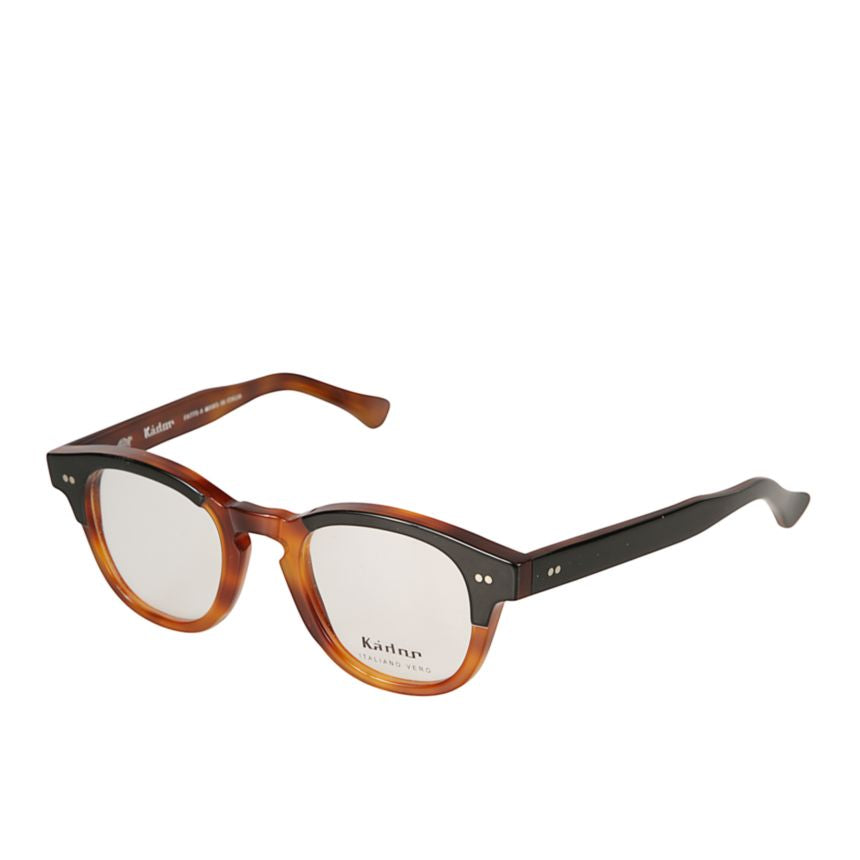 Boston/N Rectangular Tortoiseshell Sunglasses with Accented Frame