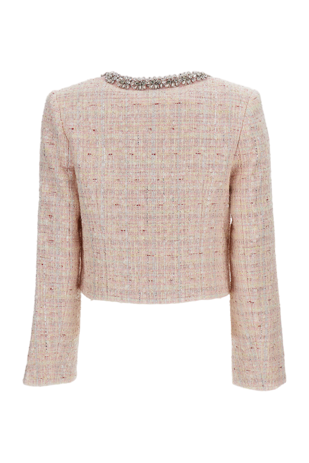 Pink Sequin Boucle Jacket