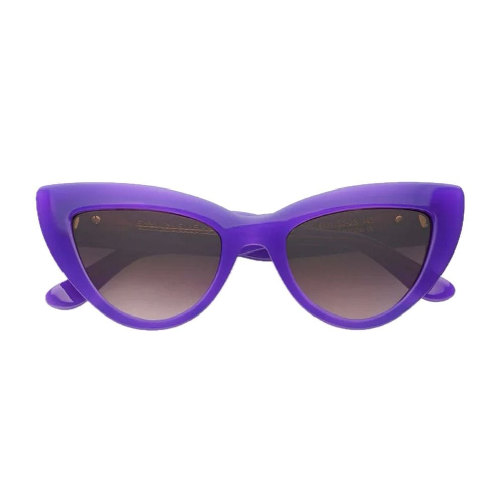 Cherry Bold Cat-Eye Sunglasses With Inner Bevels