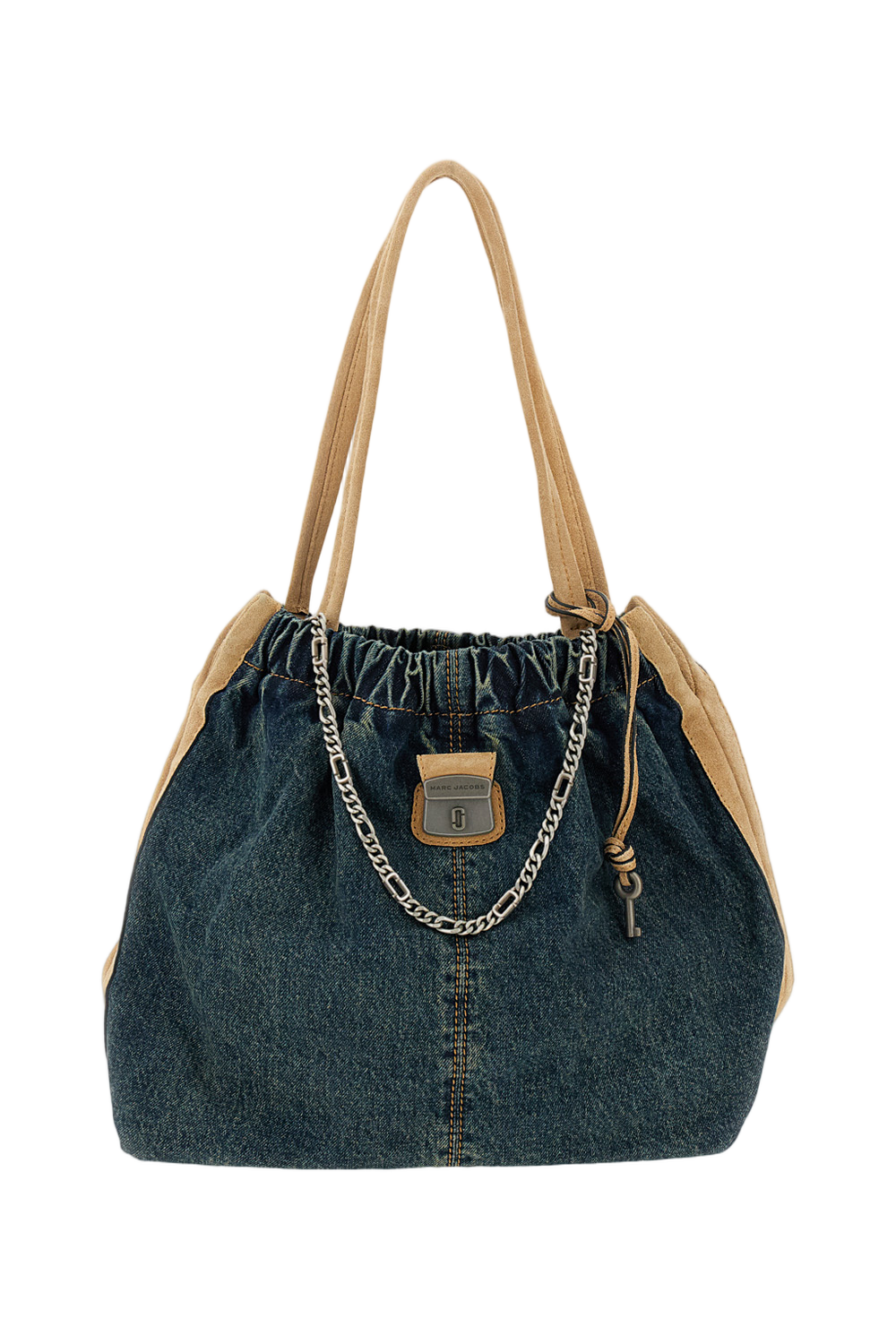 The Denim Suede Cristina Tote