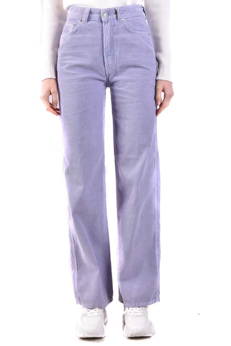 Eco-Friendly Wide-Leg Jeans With Recycled Cotton Blend And Fit