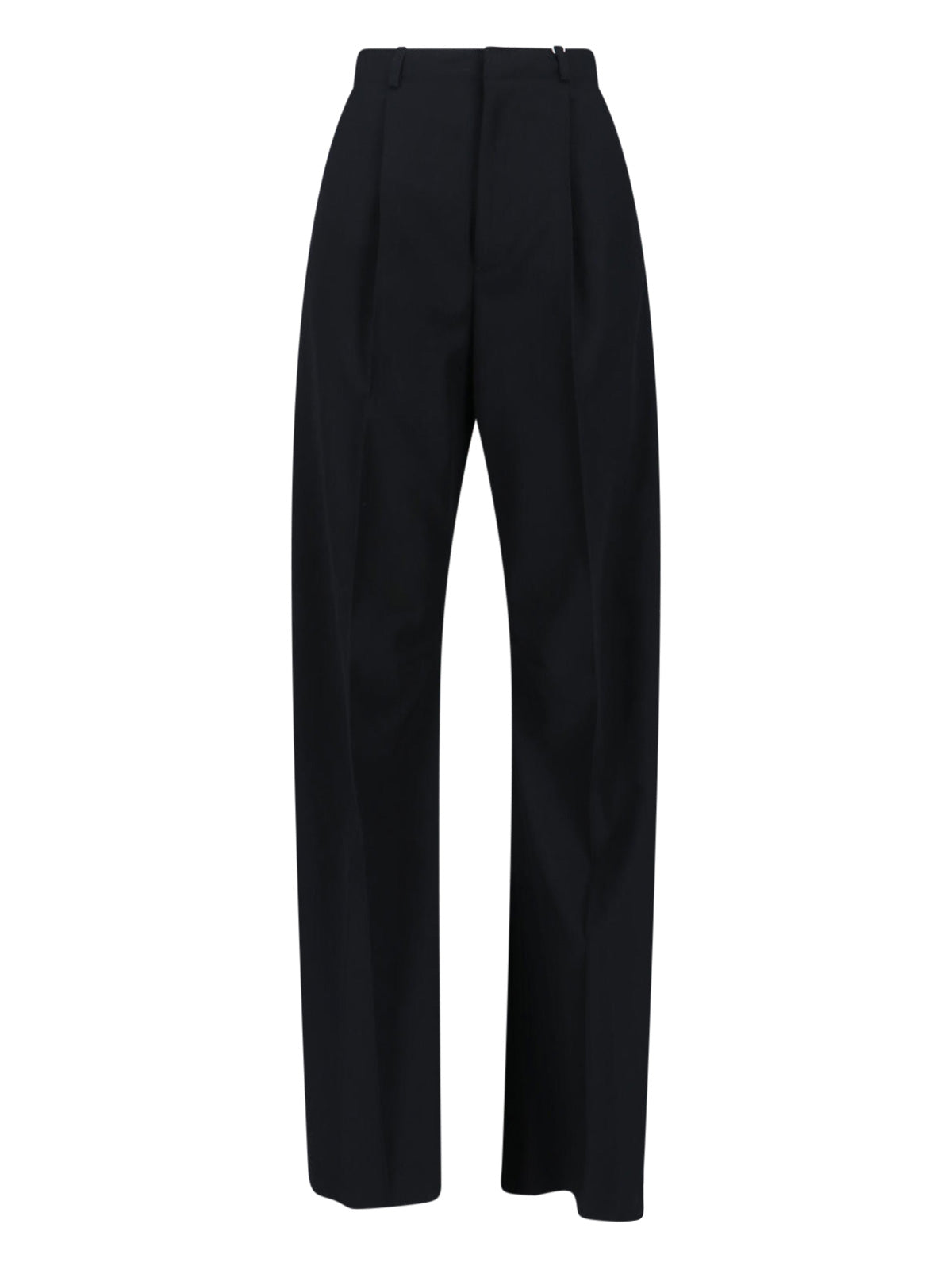 Straight-Leg Tailored Trousers – Neutral