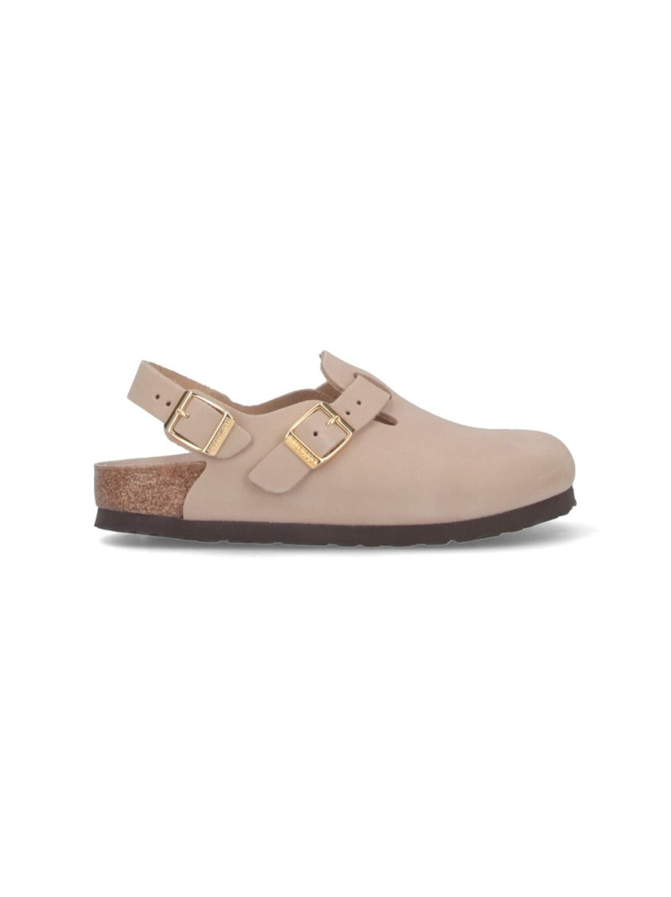 "Tokio" Slingback Mules – Beige