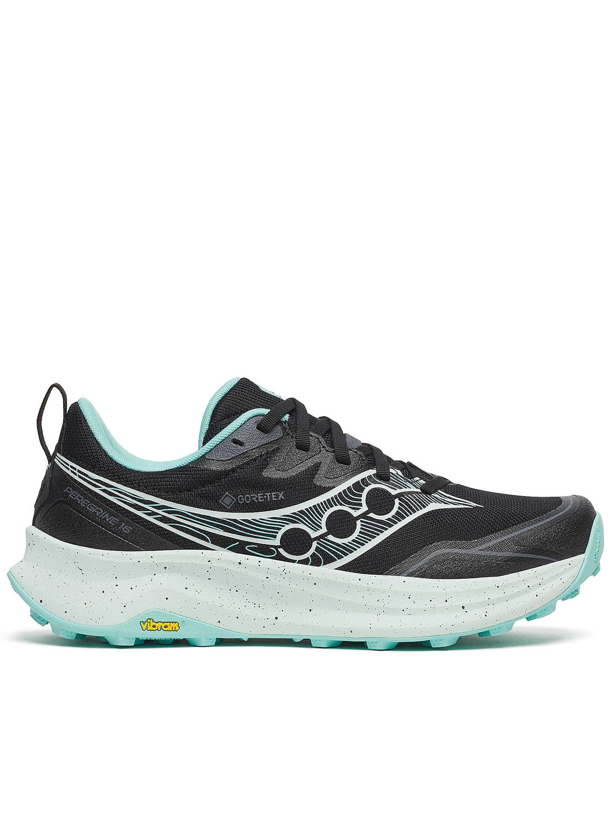 Trail Running Sneakers with Vibram Outsole and Dynamic Contrast
