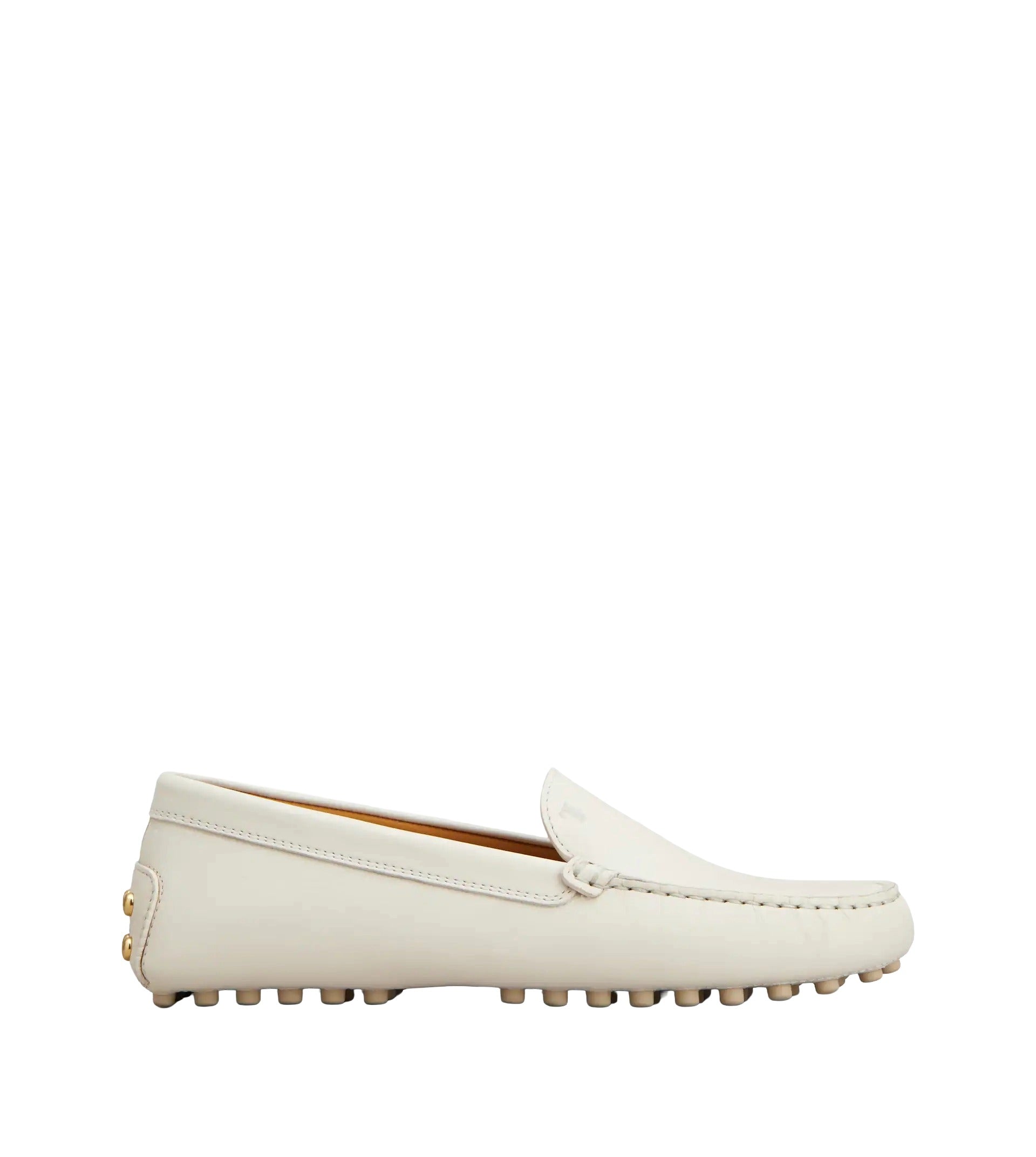 Gommino 22L Calfskin Slide Loafers – White