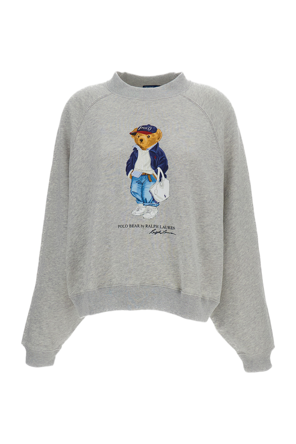 Gray Cotton Blend Sweatshirt