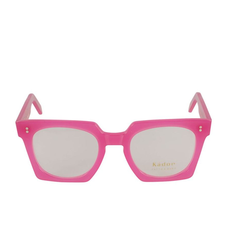 Maya Oversized Square Frame Sunglasses with Pink Translucent Finish
