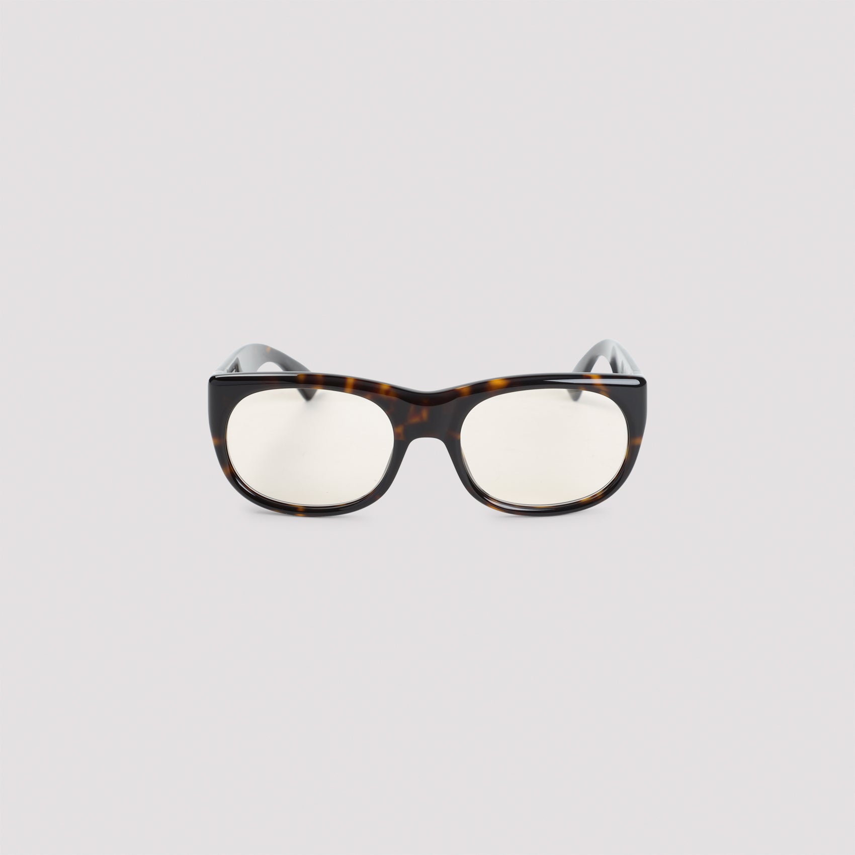 Rich Brown Acetate Sunglasses with Tortoiseshell Detail