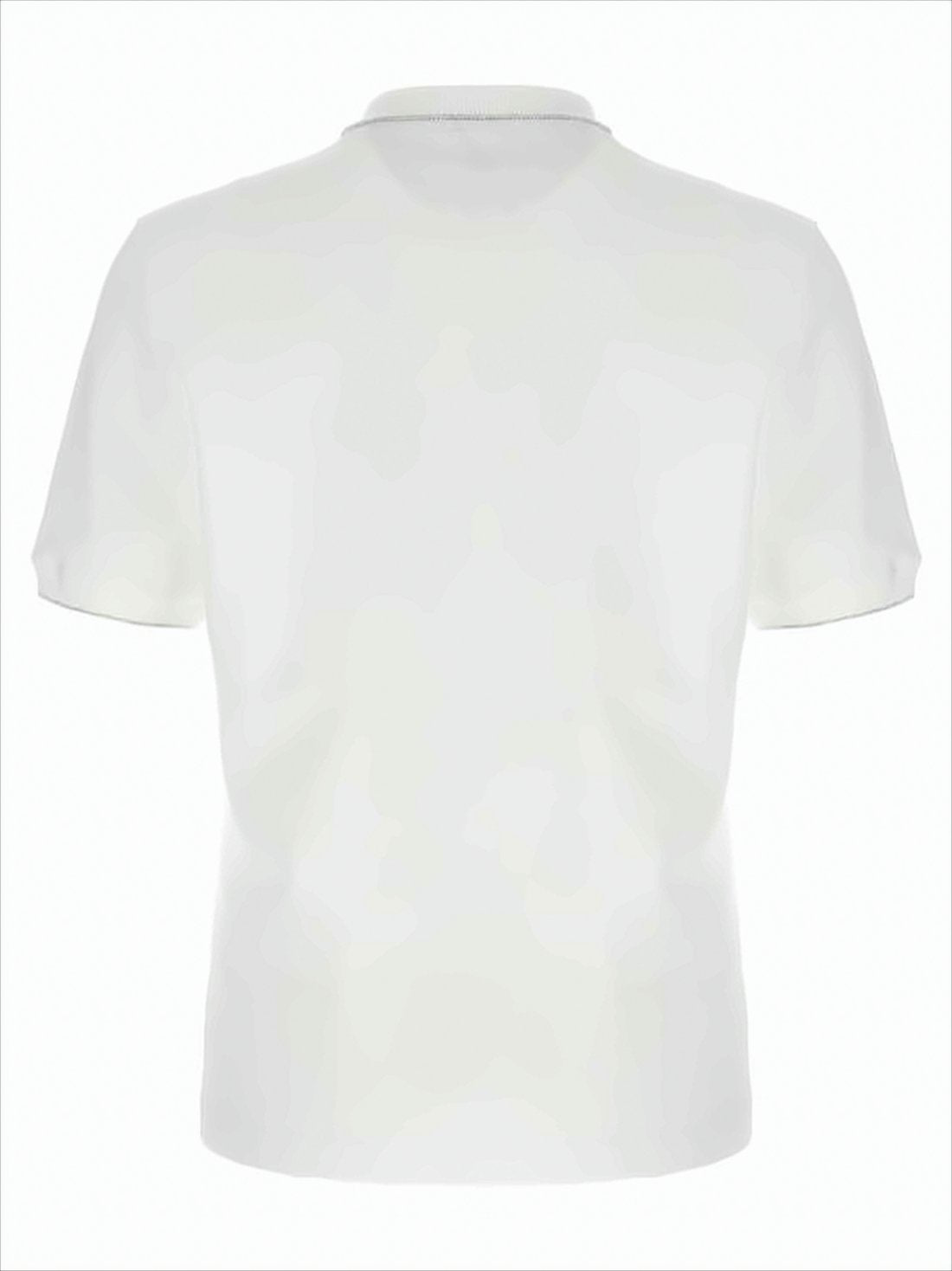 White Cotton Polo Shirt