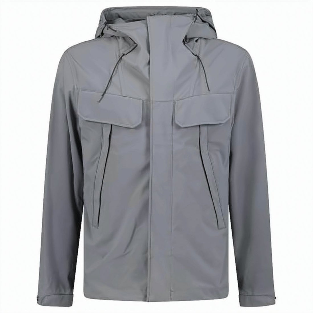 Grey Hooded Jacket