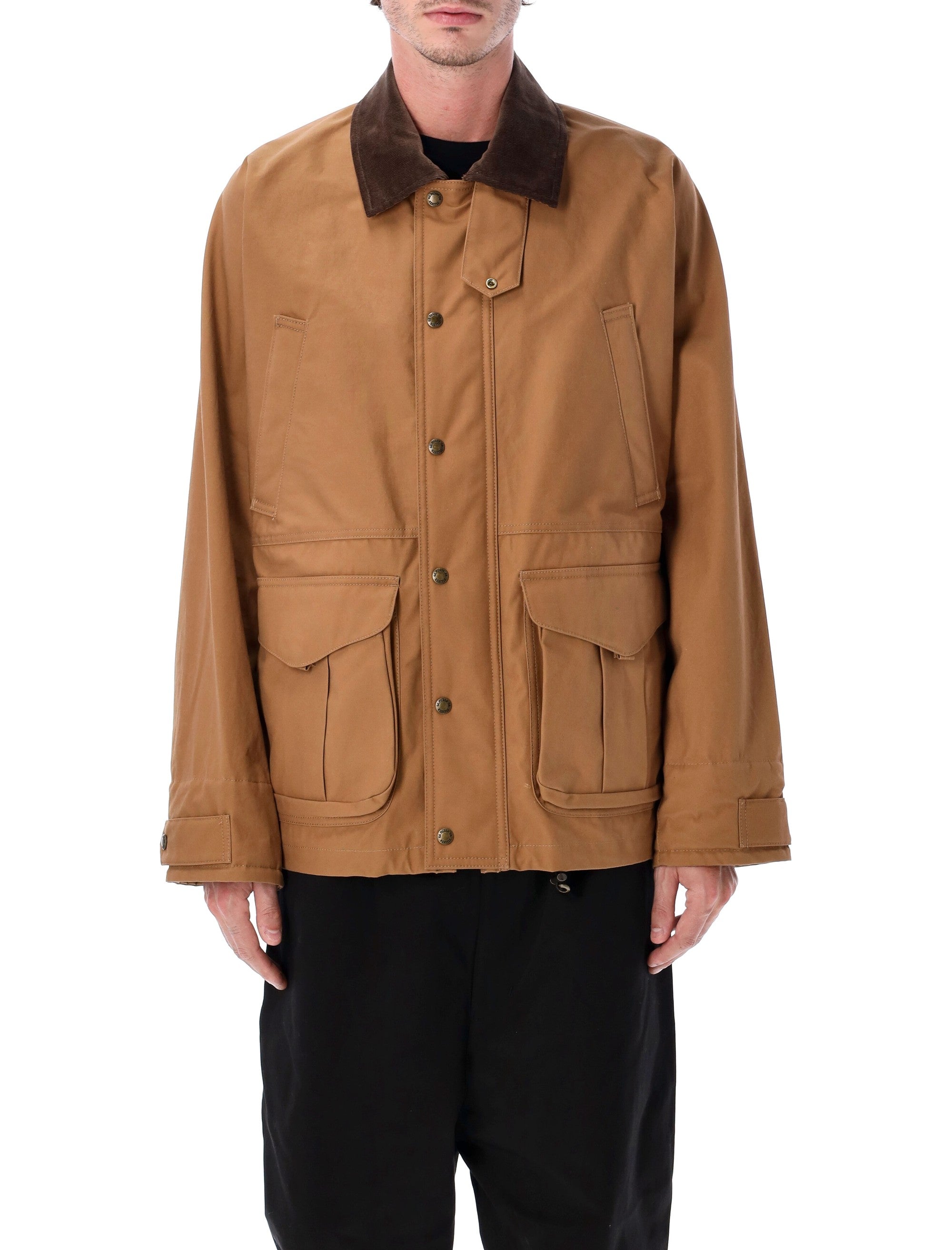 Work Jacket With Corduroy Collar