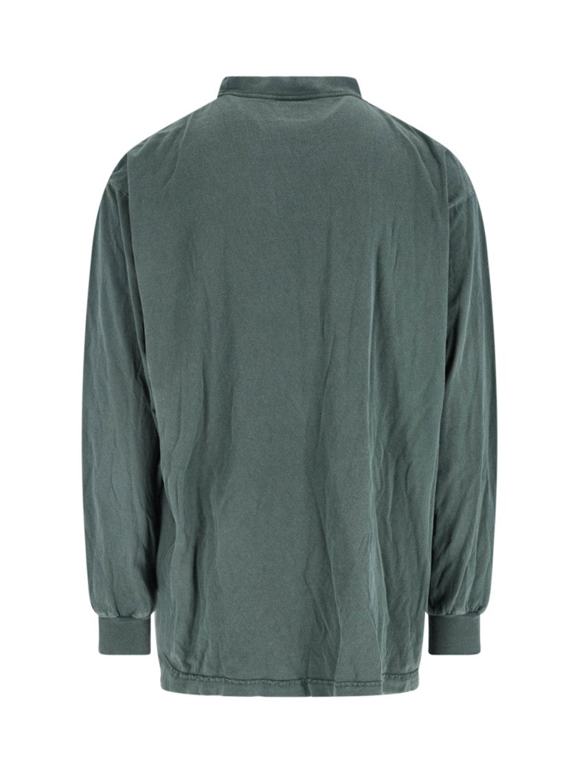 "Bb Incon Stencil" Long-Sleeve T-Shirt – Green