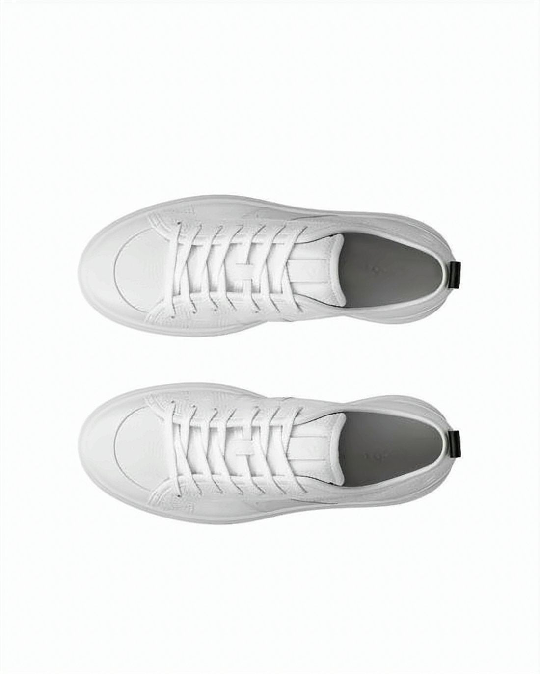 Minimalistyczne Skórzane Sneakersy z Niską Cholewką