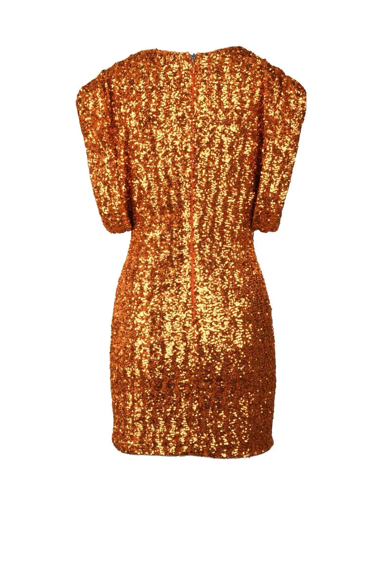 Sequin Dress - Orange