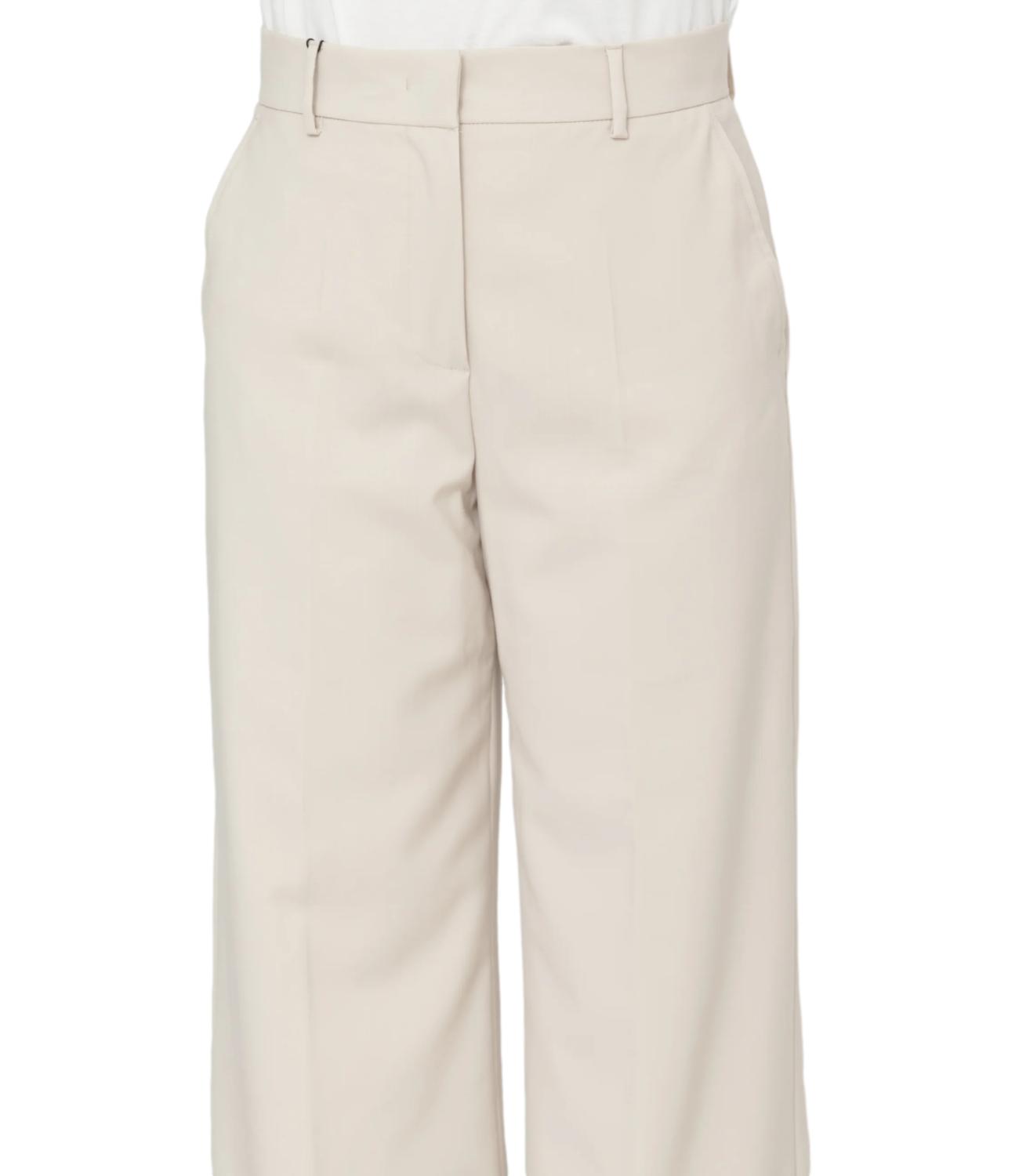 Beige Wkdcorone Virgin Wool Trousers