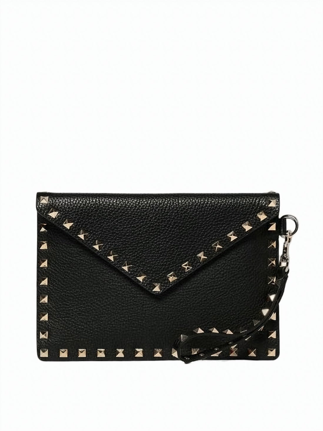 Textured Calf Leather Clutch