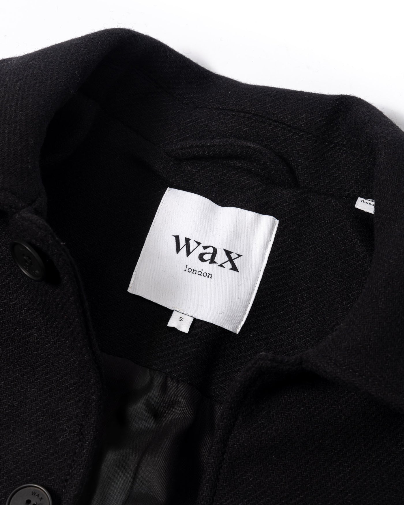 Wool Twill Stan Coat with Minimalist Design
