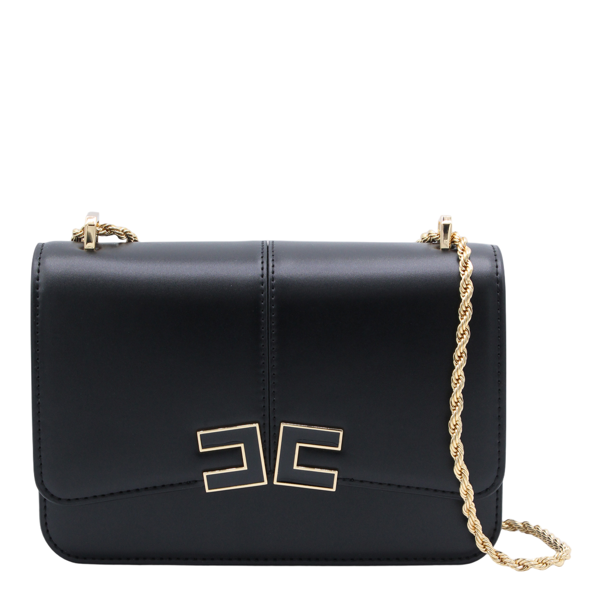 Structured Black Bag with Minimalist Design