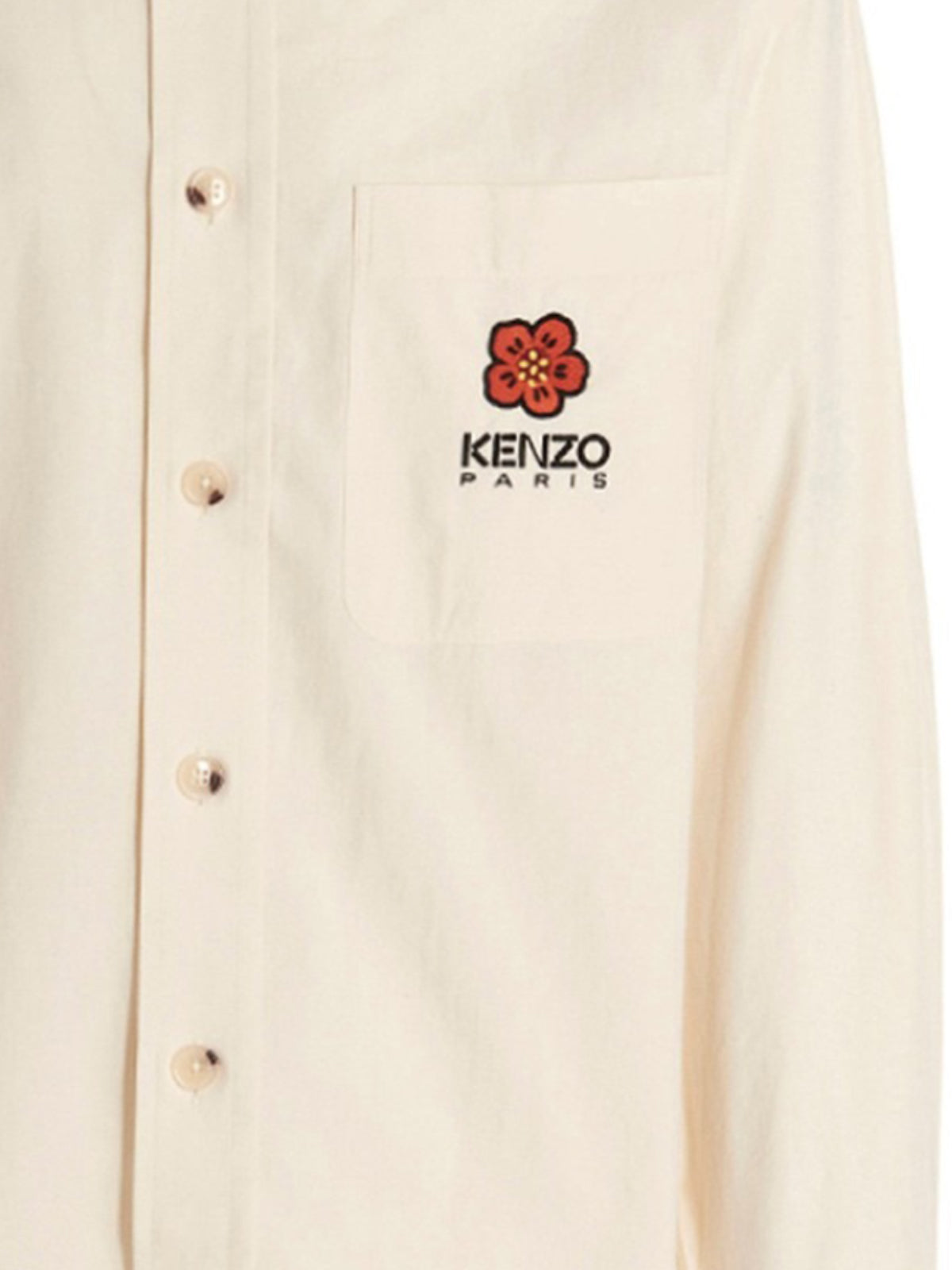 Minimalist Long-Sleeve Shirt With Embroidered Detail