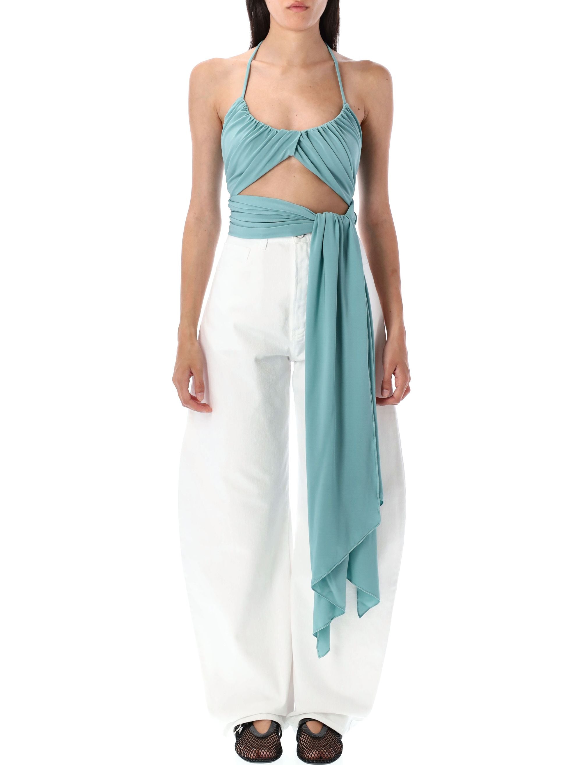 Cross Pleat Top