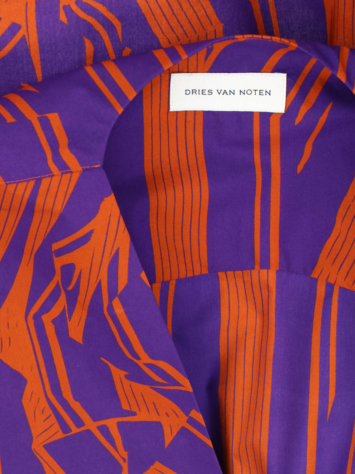 Vibrant Orange Button-Down Shirt With Structured Collar