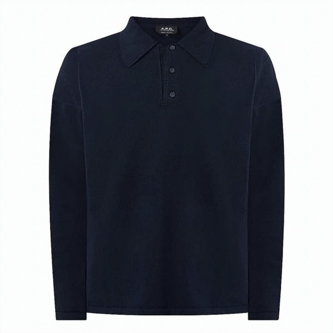 Deep Hue Wool Polo Shirt