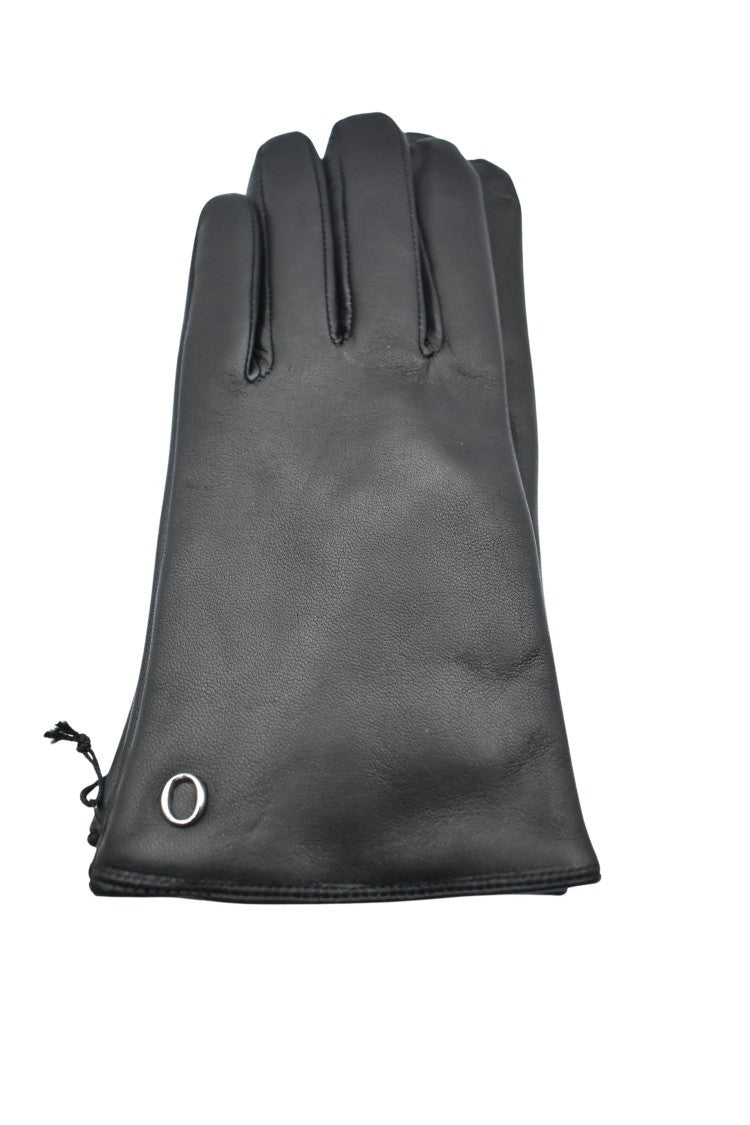 Black Leather Gloves