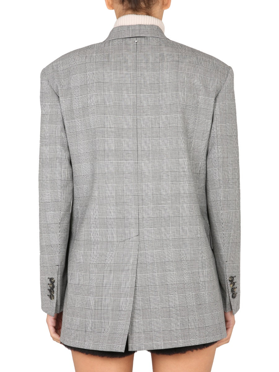Double-Breasted Blazer with Classic Lapel and Tailored Fit