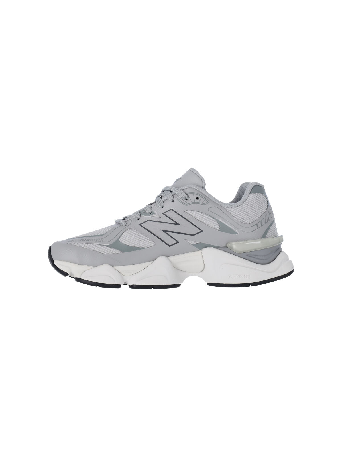 Layered Grey Sneakers With Cushioned Sole