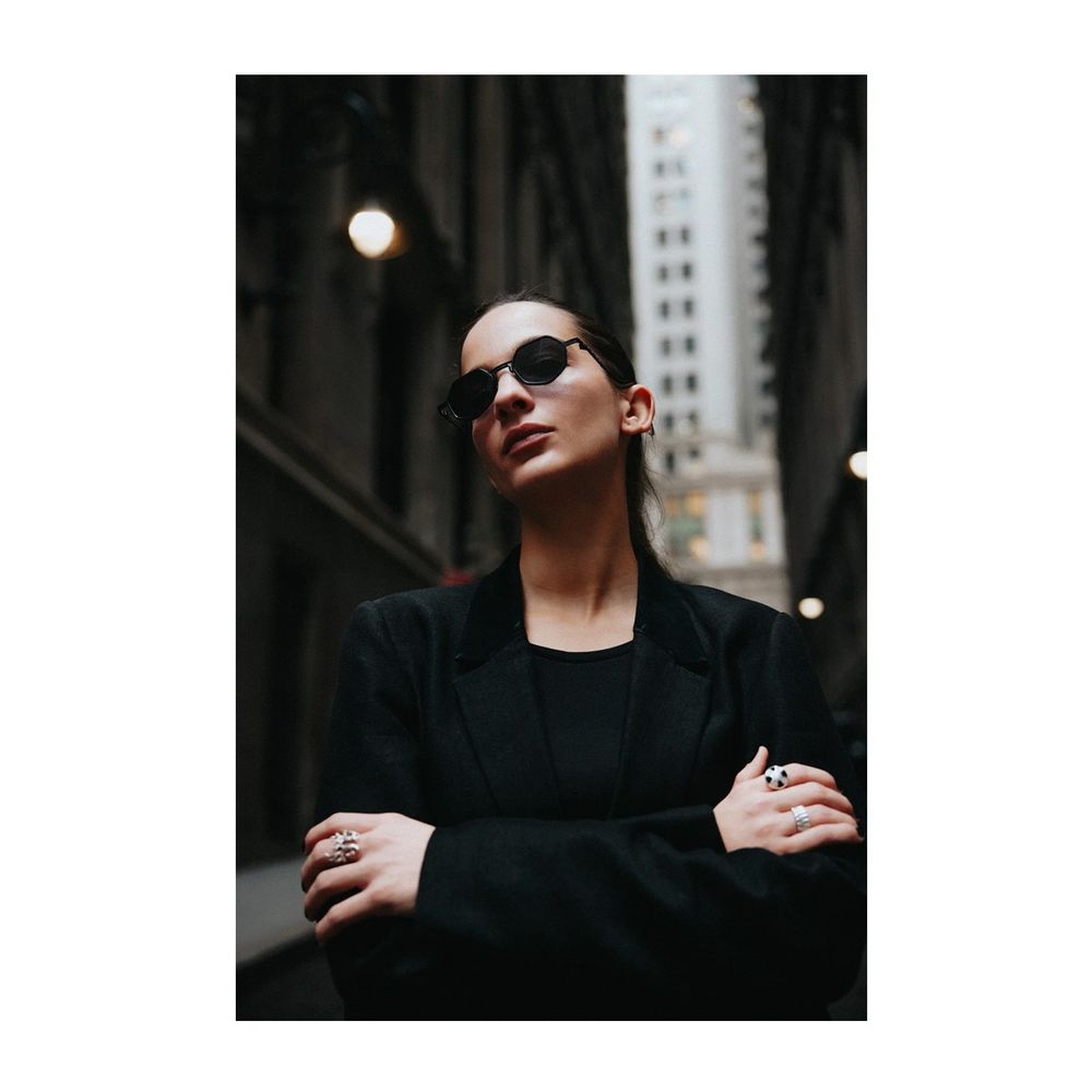 Guri Geometric Titanium Guri Sunglasses