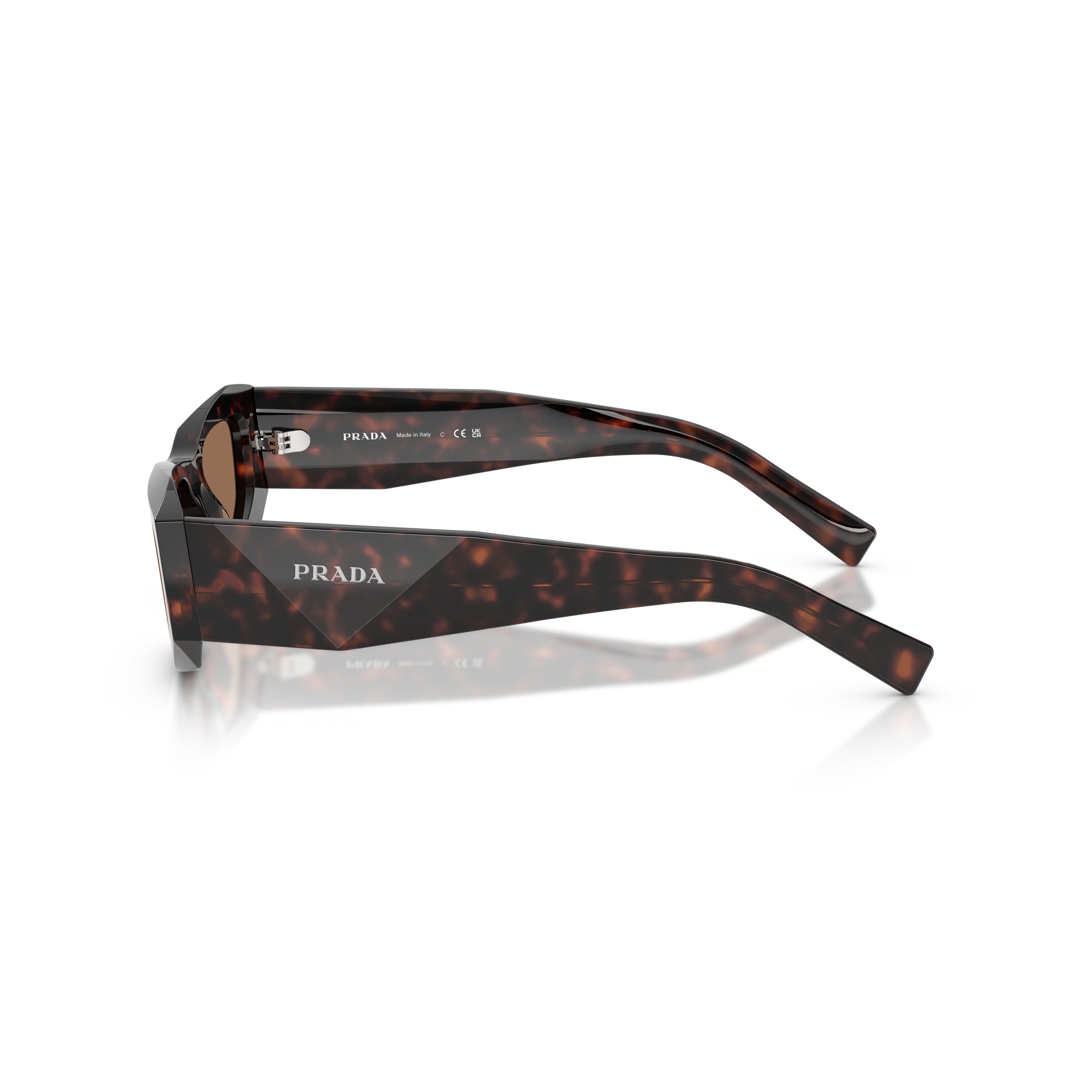 0pr B19s Bold Angular Tortoiseshell Sunglasses