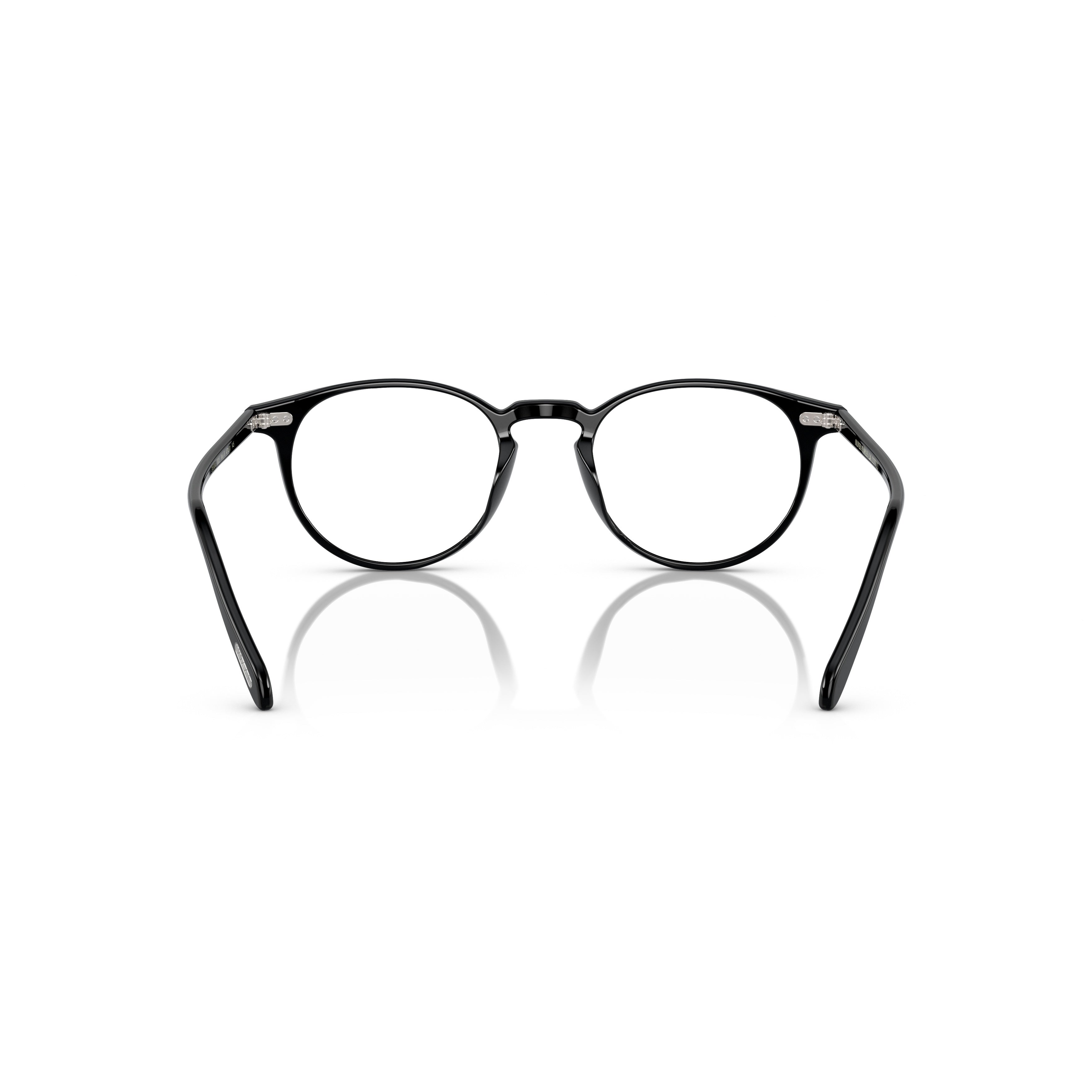 0ov5004 Classic Round Frame Eyeglasses with Keyhole Bridge