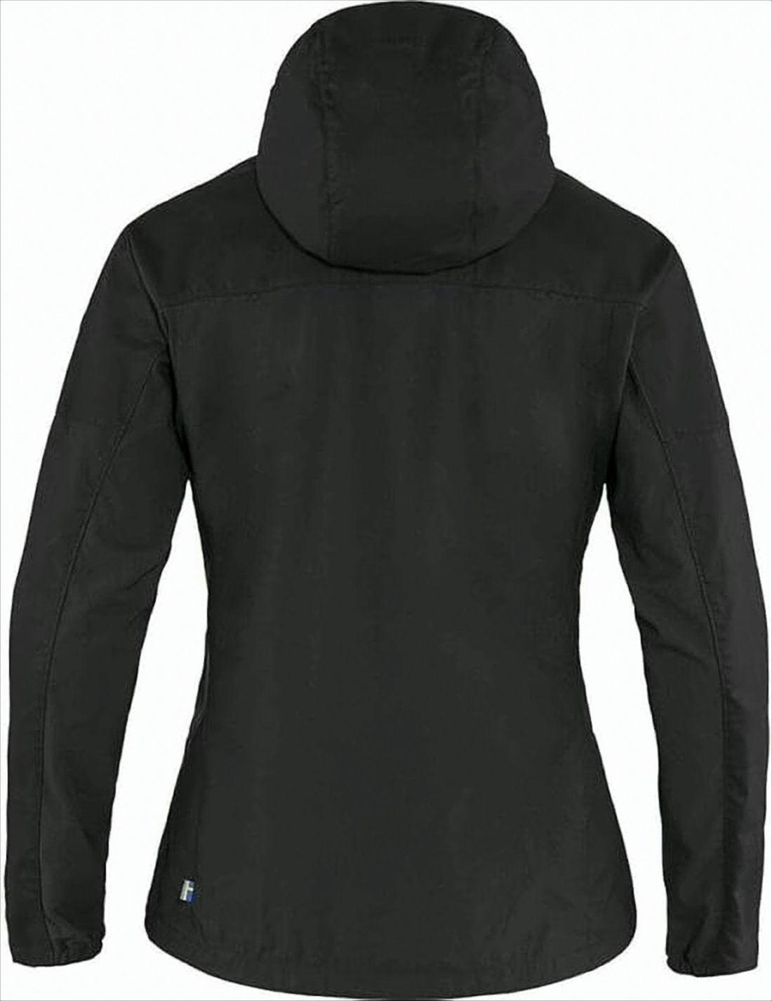 Fitted Black Jacket with Zip-Up Front