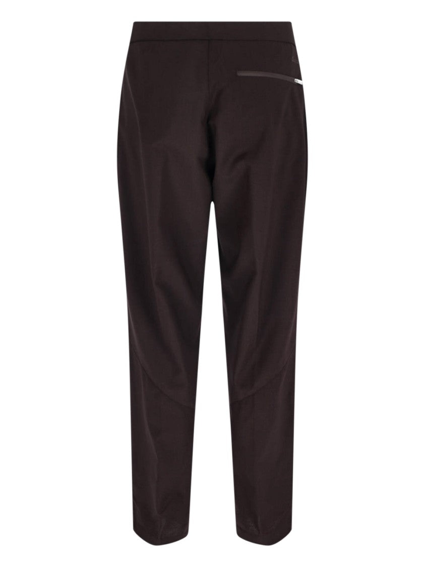 Wool Track Pants – Brown