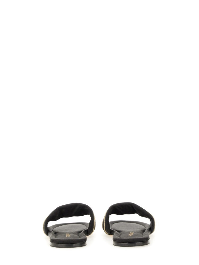 Slide Sandal With Iconic Logo Detail