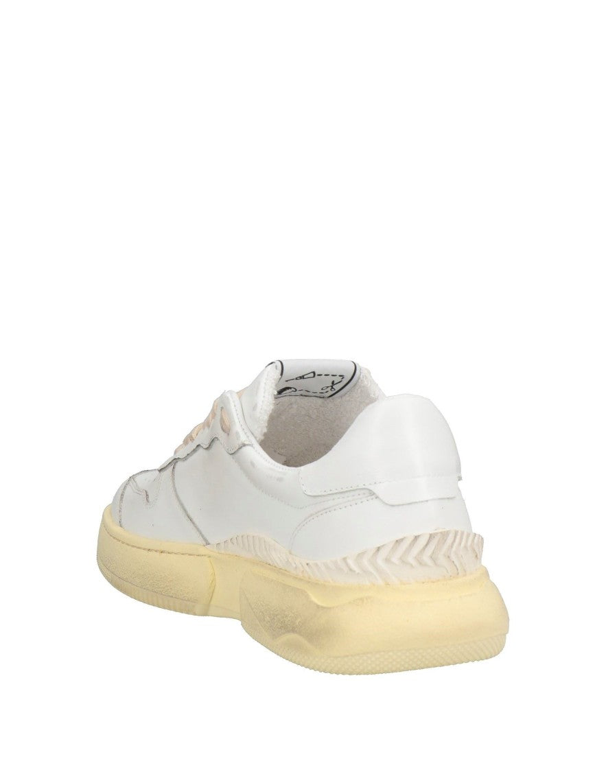 Perforated Leather Low-Profile Flat Shoes