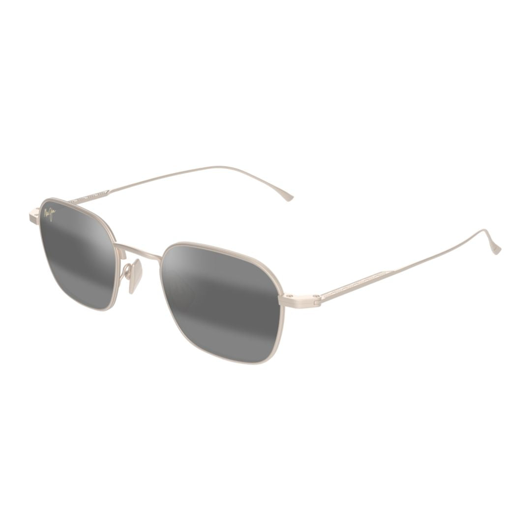 Mekala Rectangular Metal Frame Sunglasses with Matte Finish