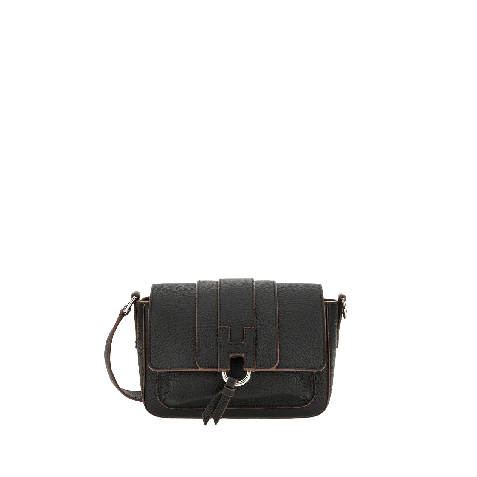 Black H01X Flap Bag Shoulder Bag