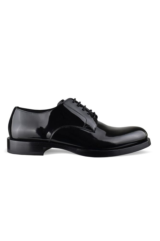 Black Patent Leather Derbys
