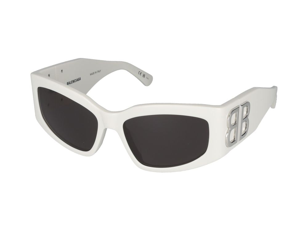 Sunglasses Balenciaga BB0321S 005 white white grey 57/17/125