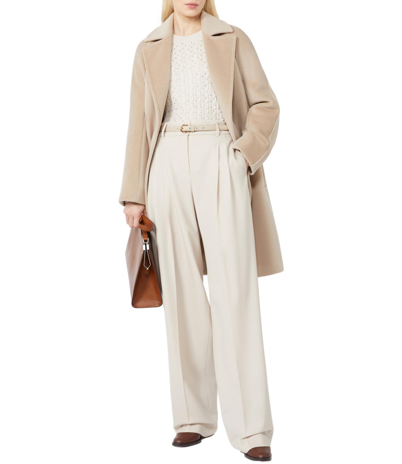 Classic Beige Virgin Wool Scire Coat