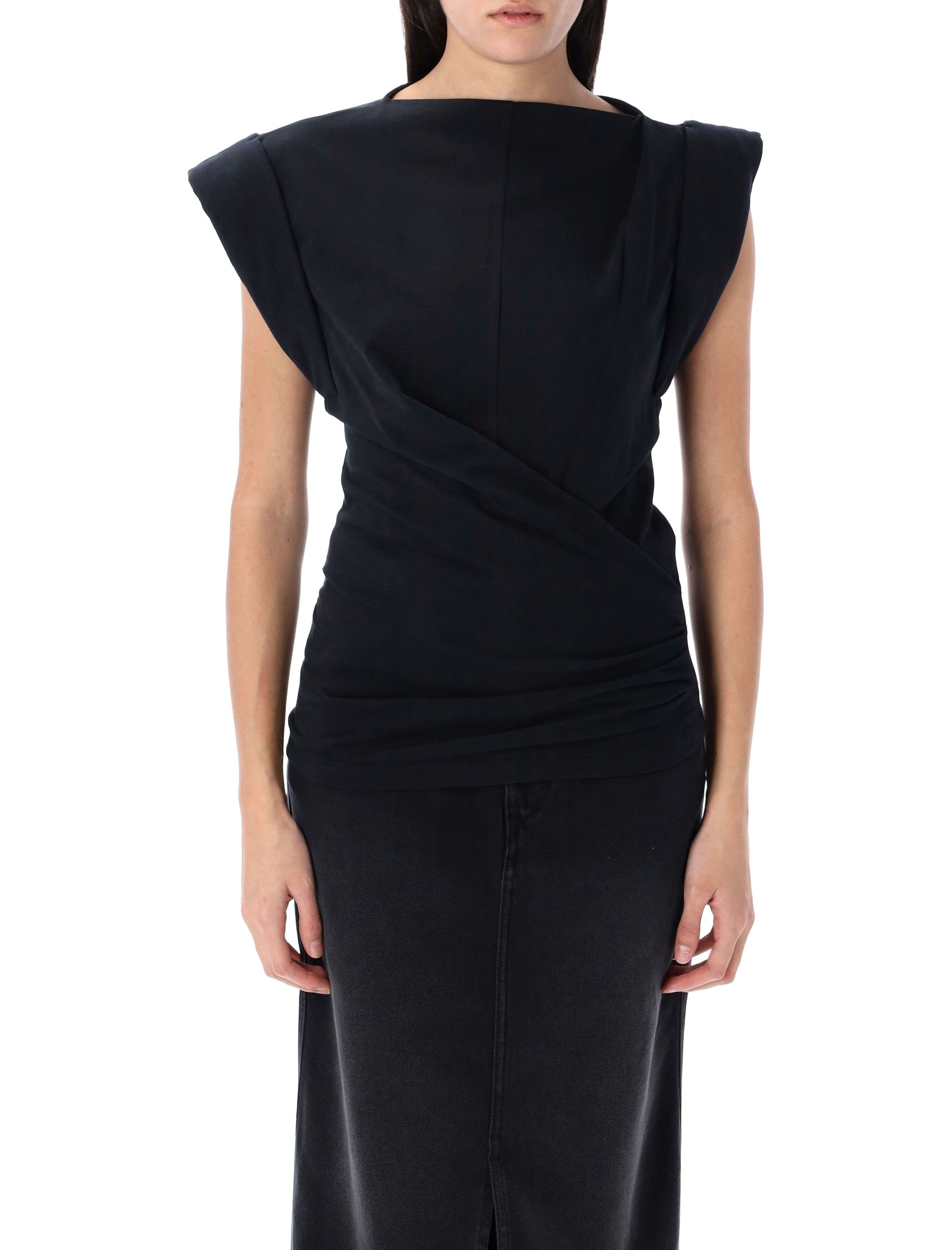 Maisan Structured Cotton T-Shirt