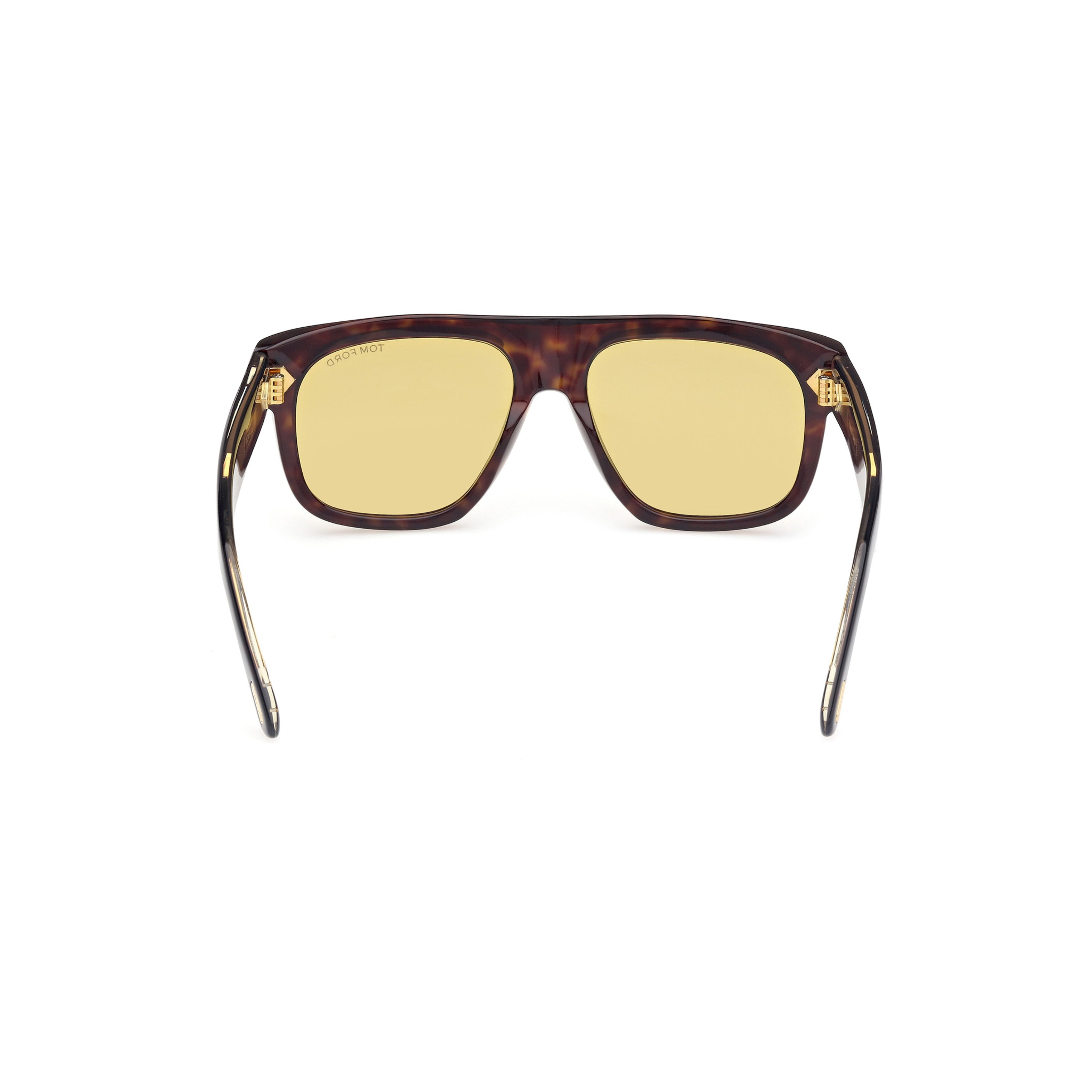 Ft1201 Rectangular Tortoiseshell Acetate Sunglasses