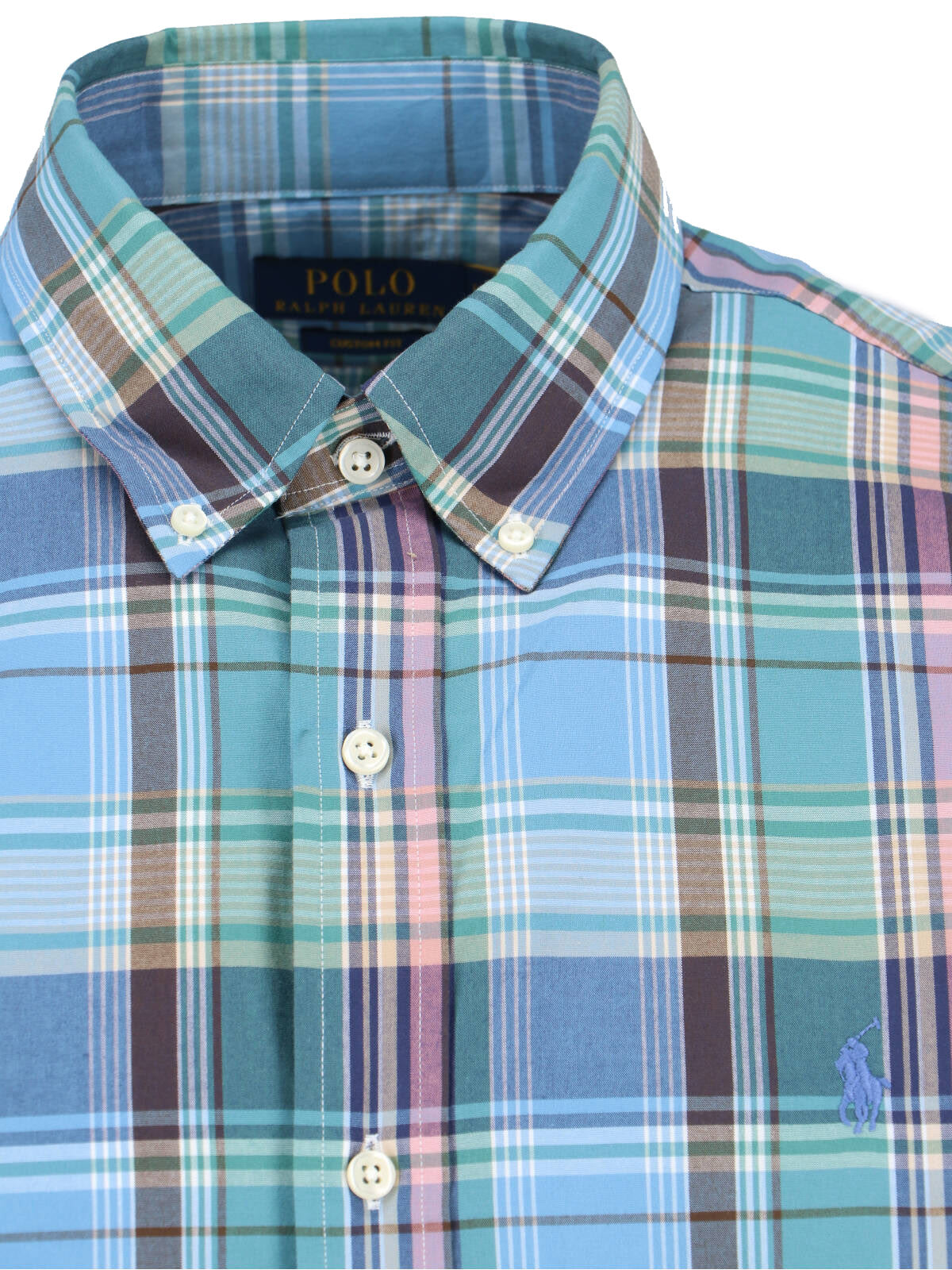 Tailored Fit Button-Down Shirt With Pointed Collar
