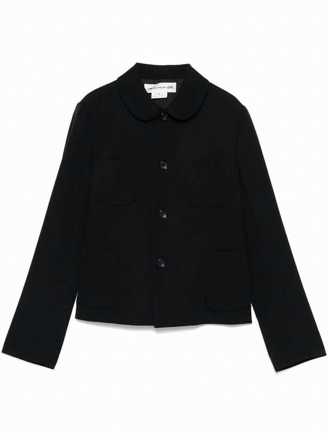 Structured Black Wool Jacket